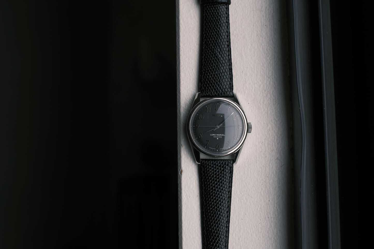 VINTAGE SEIKO LORDMARVEL36000 / ヴィンテージセイコー ロードマーベル36000 "5740-8000" Arabic number Stelth Black 1968年8月製造