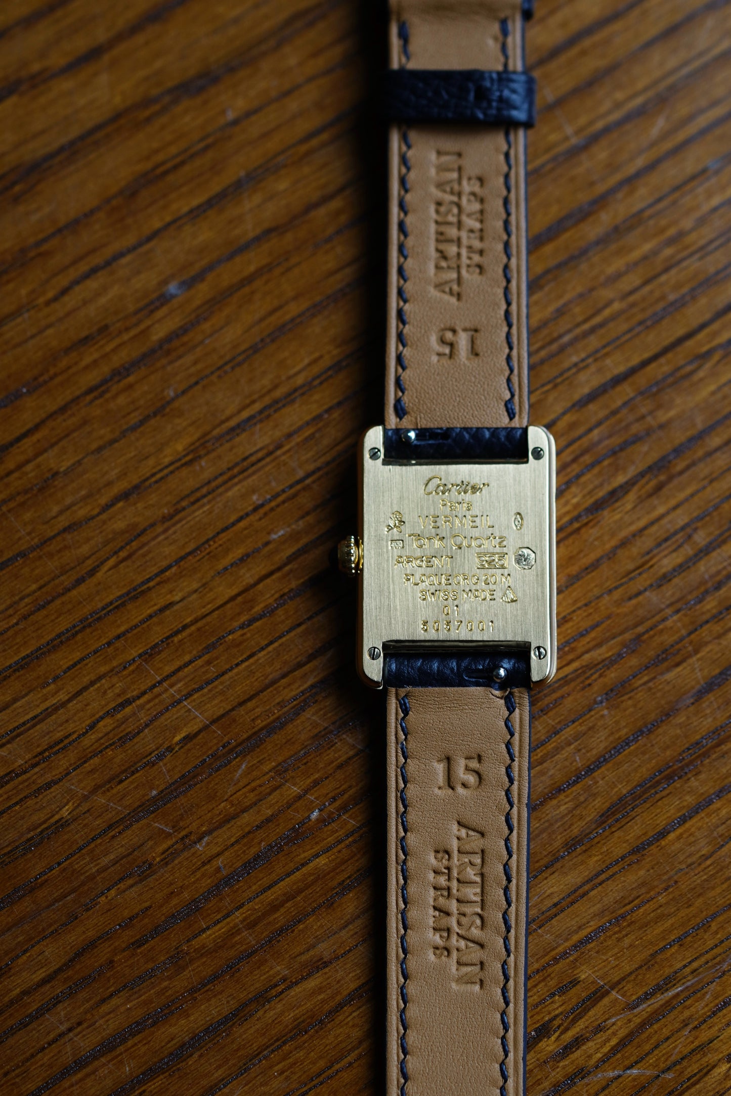 Cartier Must Tank SM (カルティエ マストタンク SM) 縦ローマン