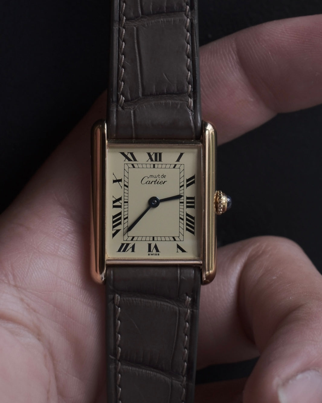 Cartier Must Tank LM (カルティエ マストタンク LM) アイボリーローマン