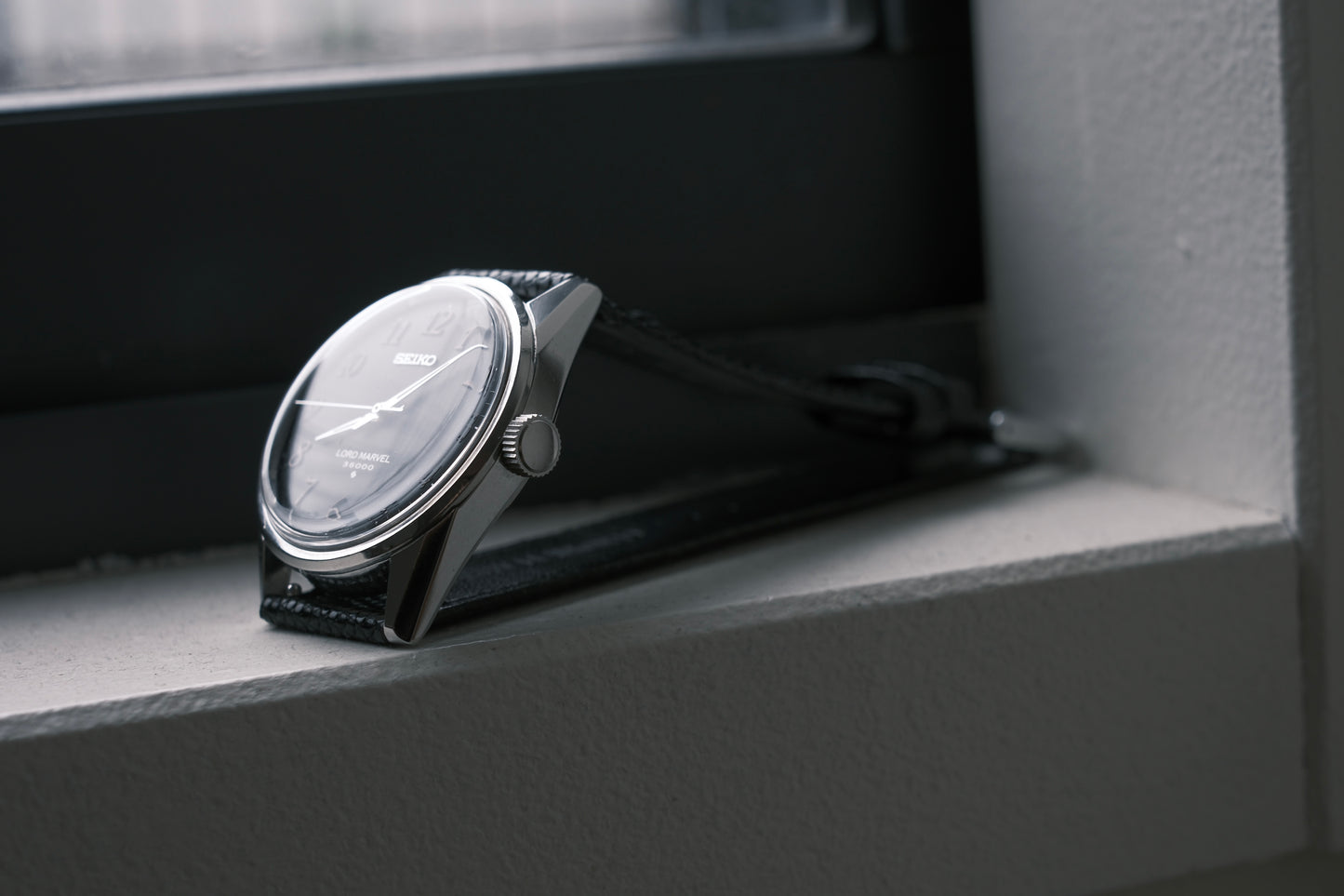 VINTAGE SEIKO LORDMARVEL36000 / ヴィンテージセイコー ロードマーベル36000 "5740-8000" Arabic number Stelth Black 1968年8月製造