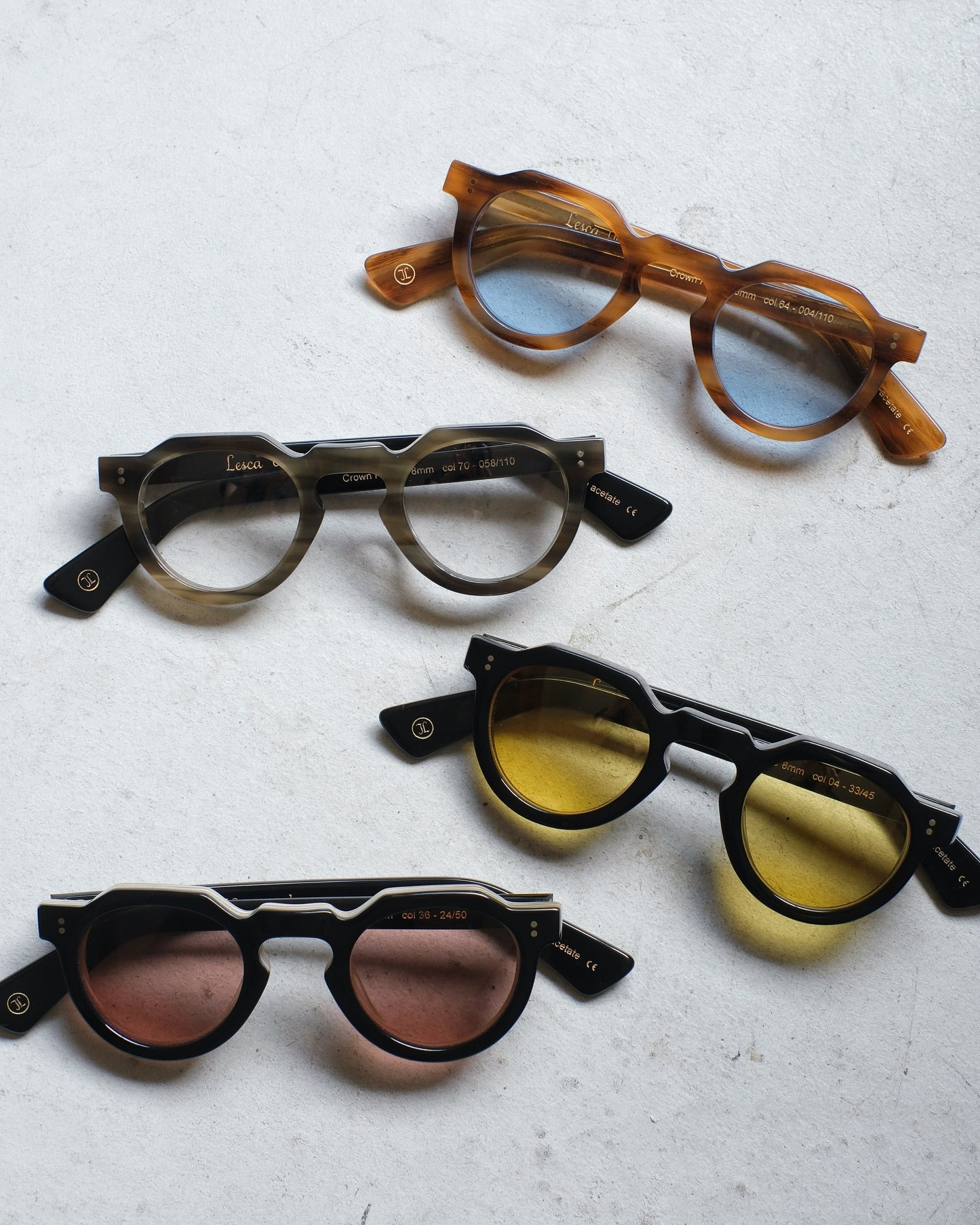 LESCA LUNETIER Upcycling Collection Crown Panto 8mm レスカ ルネティエ アップサイクリングコレクション クラウンパント8mm