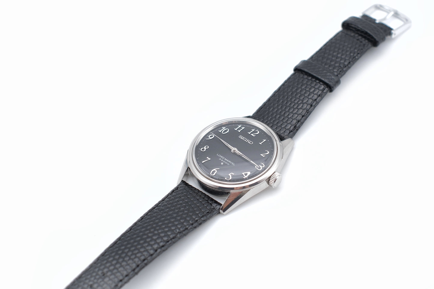 SEIKO LORD MARVEL 36000 Arabic number Black & White