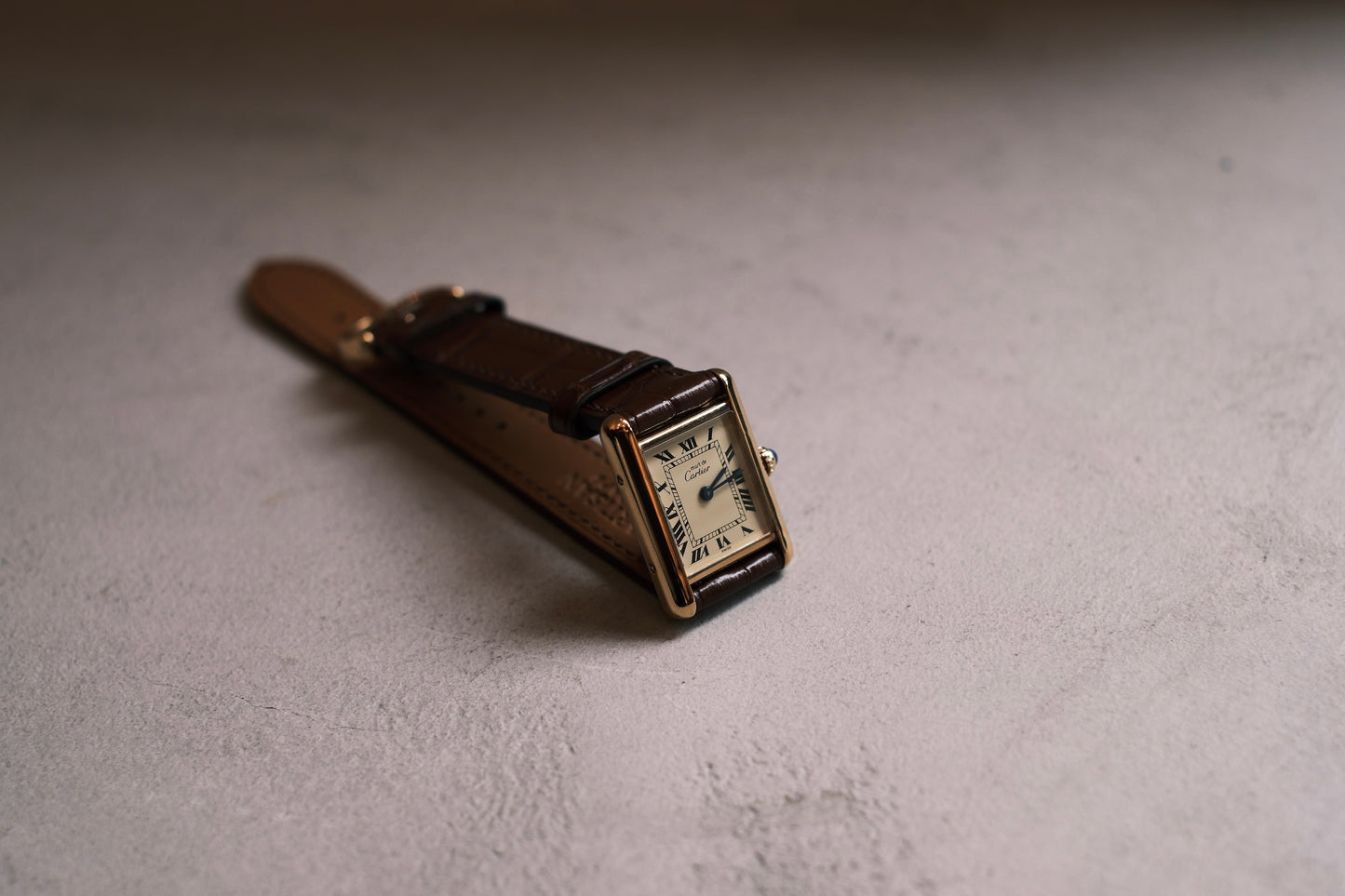 Cartier Must Tank Quartz Ivory Roman SMsize