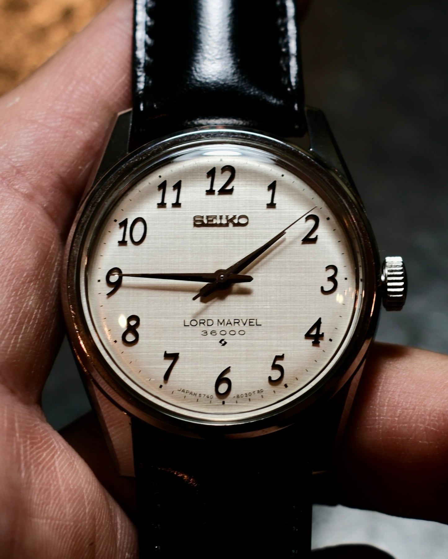 Vintage Seiko LORD MARVEL 36000 5740-8000 1974年2月製造