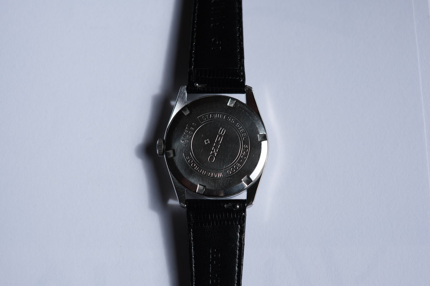 SEIKO LORD MARVEL 36000 "5740-8000" Arabic number Stelth Black 1970年8月製造