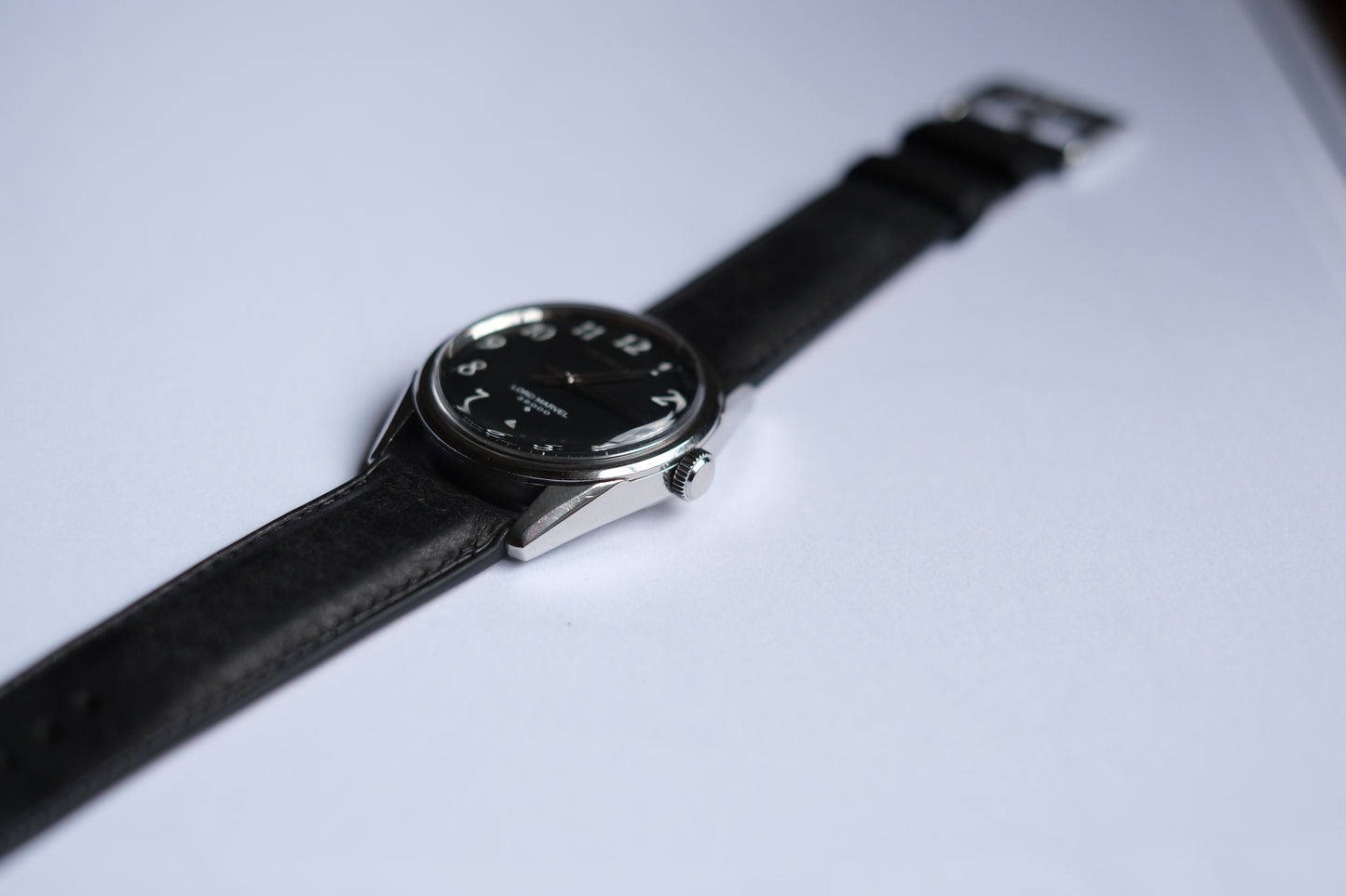 SEIKO LORD MARVEL 36000 "5740-8000" Arabic number Black&White 1971年1月製造