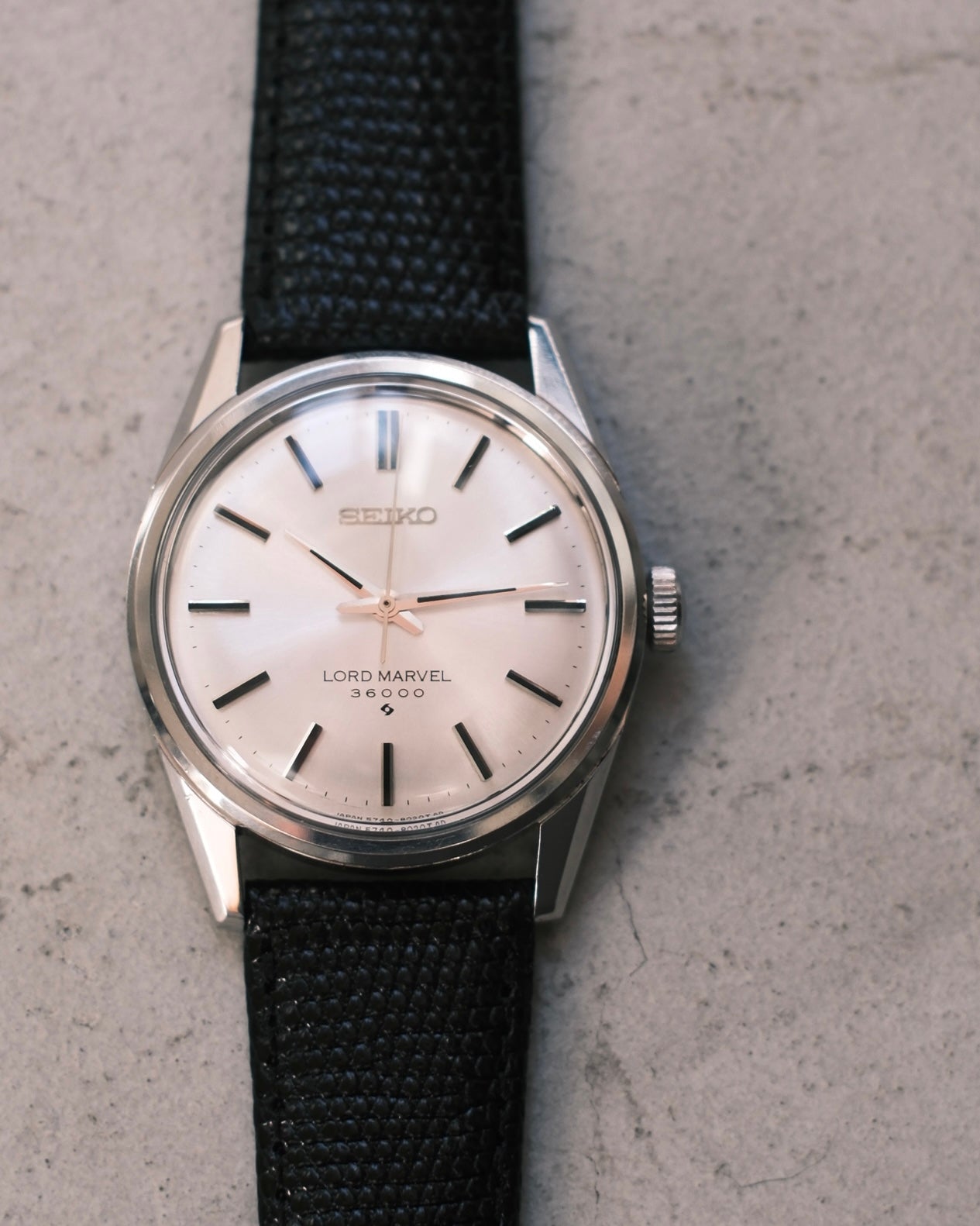 Vintage Seiko LORD MARVEL 36000 (ロードマーベル36000) 5740-8000  1972年9月製造