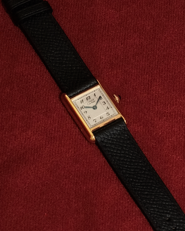 Epsom Black (Cartier Must Tank SM 専用)