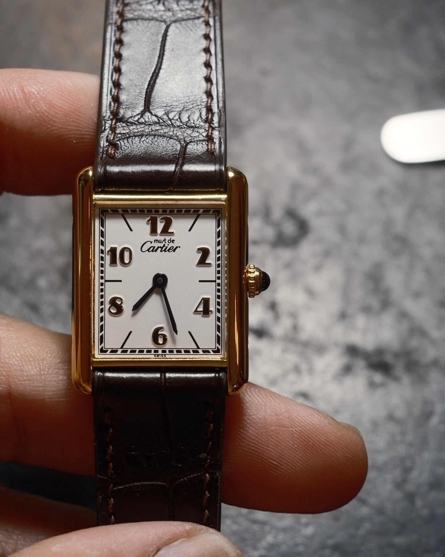 Cartier Must Tank LM (カルティエ マストタンク LM) 飛びアラビア