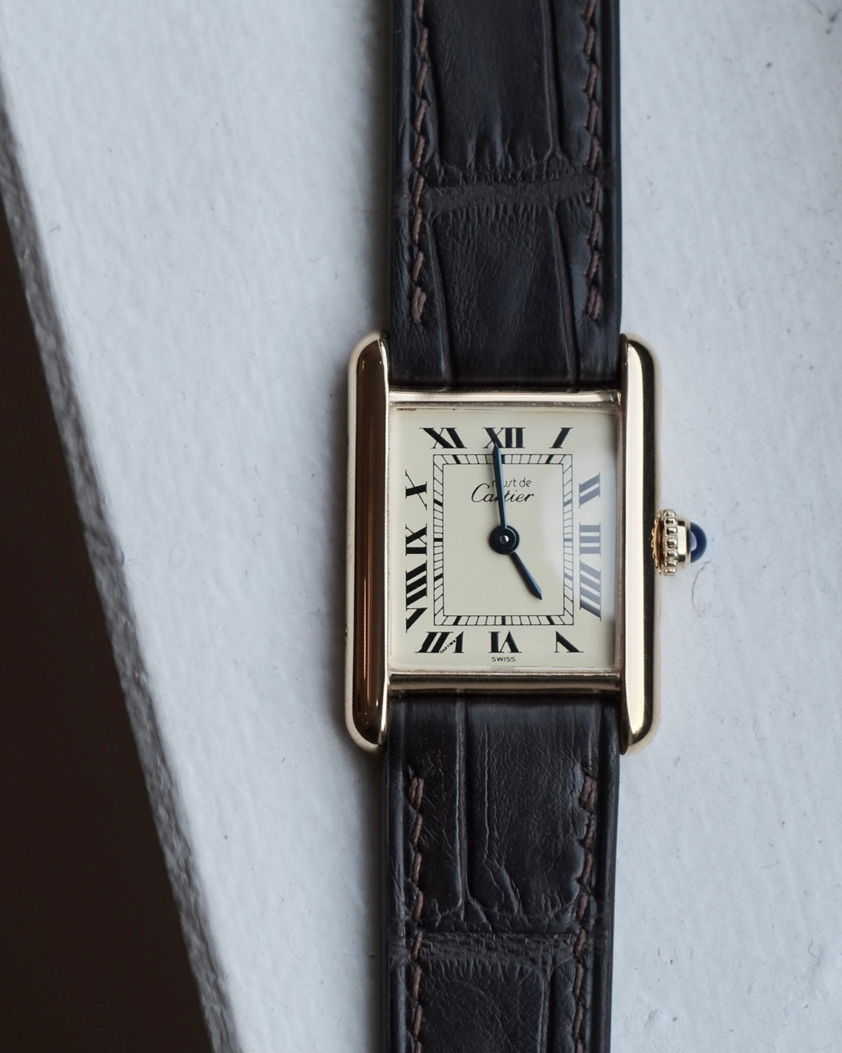 Cartier Must Tank SM (カルティエ マストタンク SM)  アイボリーローマン