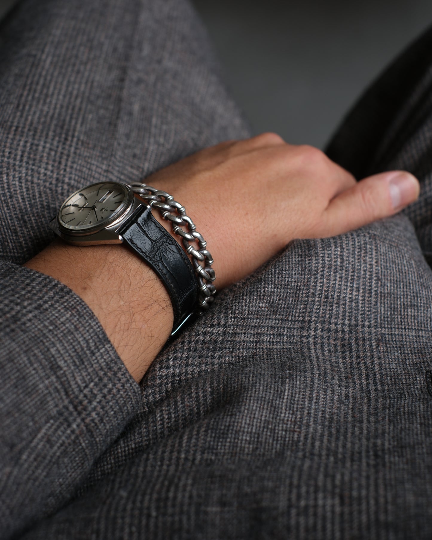 Matte Black Crocodile