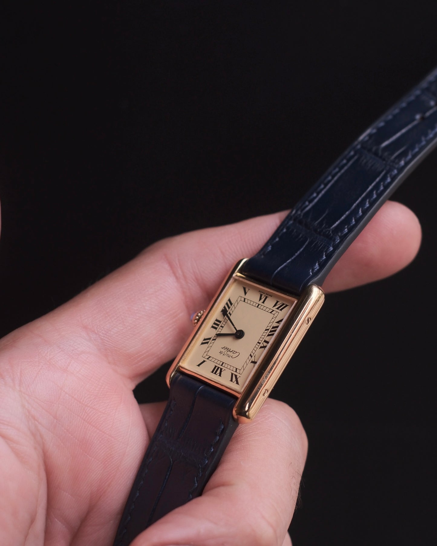 Cartier Must Tank LM (カルティエ マストタンク LM)  アイボリーローマン