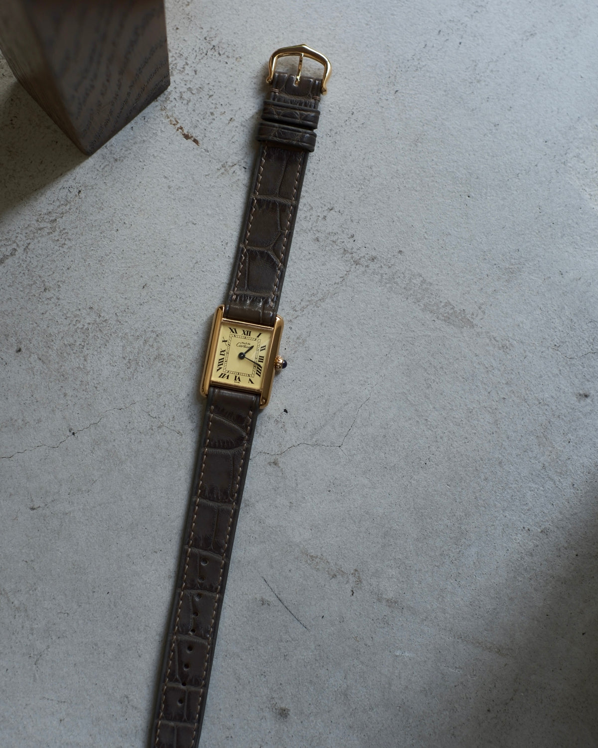 Cartier Must Tank SM (カルティエ マストタンク SM)  アイボリーローマン