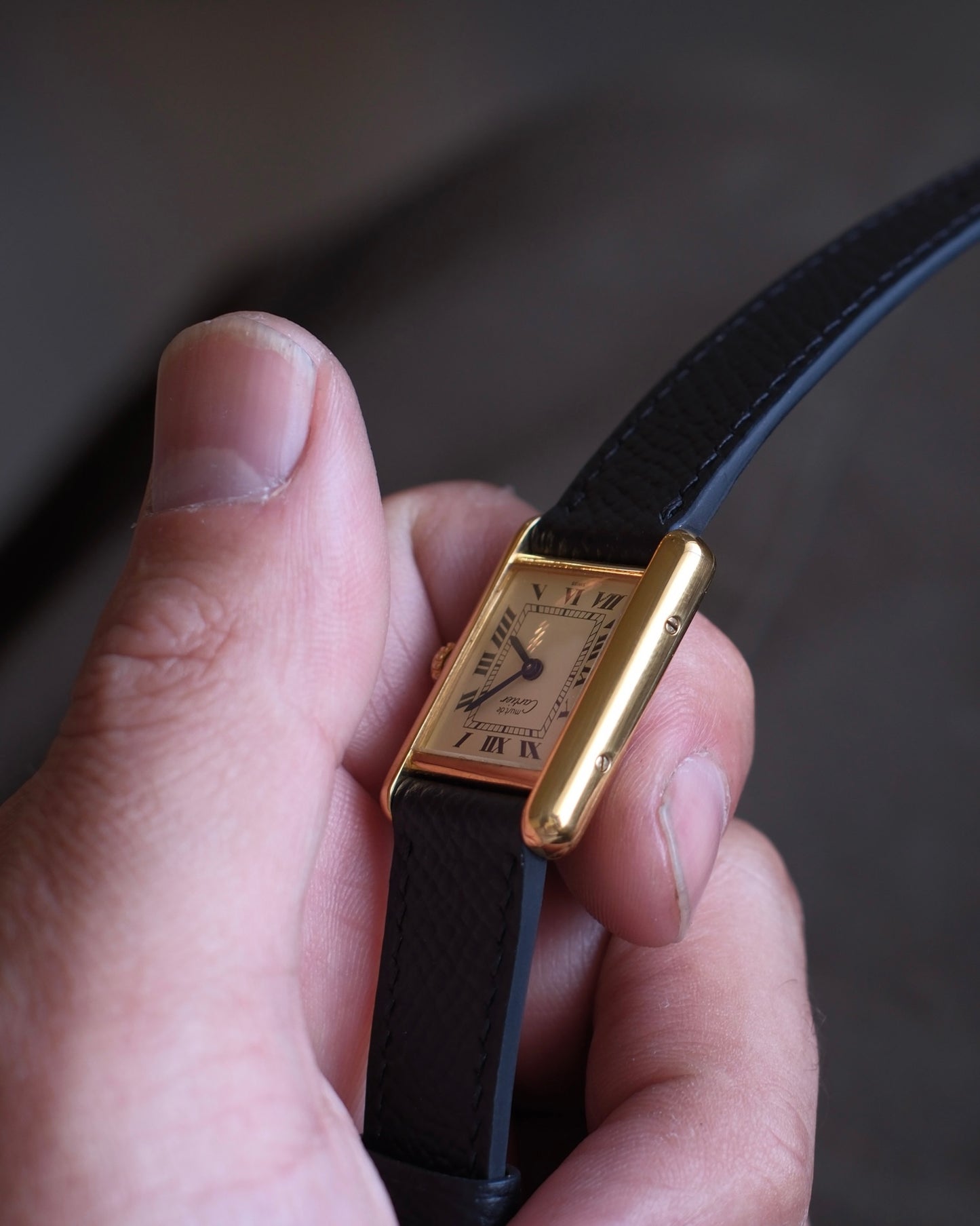 Cartier Must Tank SM (カルティエ マストタンク SM)  アイボリーローマン