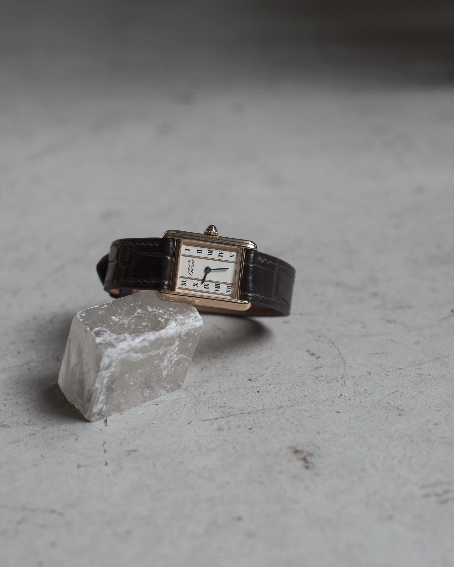 Cartier Must Tank SM (カルティエ マストタンク SM)  縦ローマン
