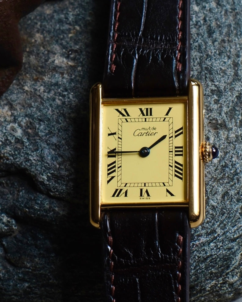 Cartier Must Tank LM (カルティエ マストタンク LM)  アイボリーローマン