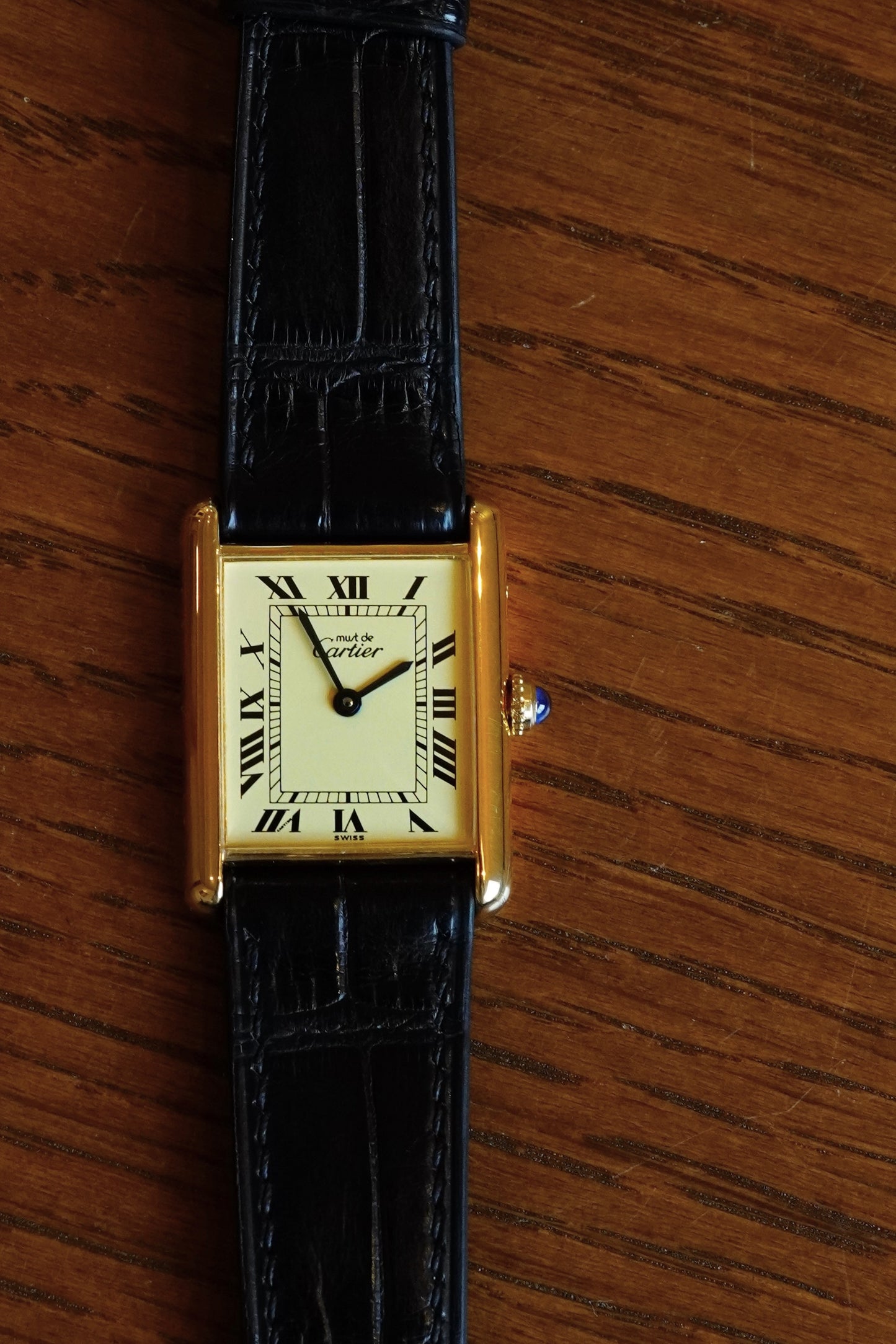 Cartier Must Tank LM (カルティエ マストタンク LM)  アイボリーローマン