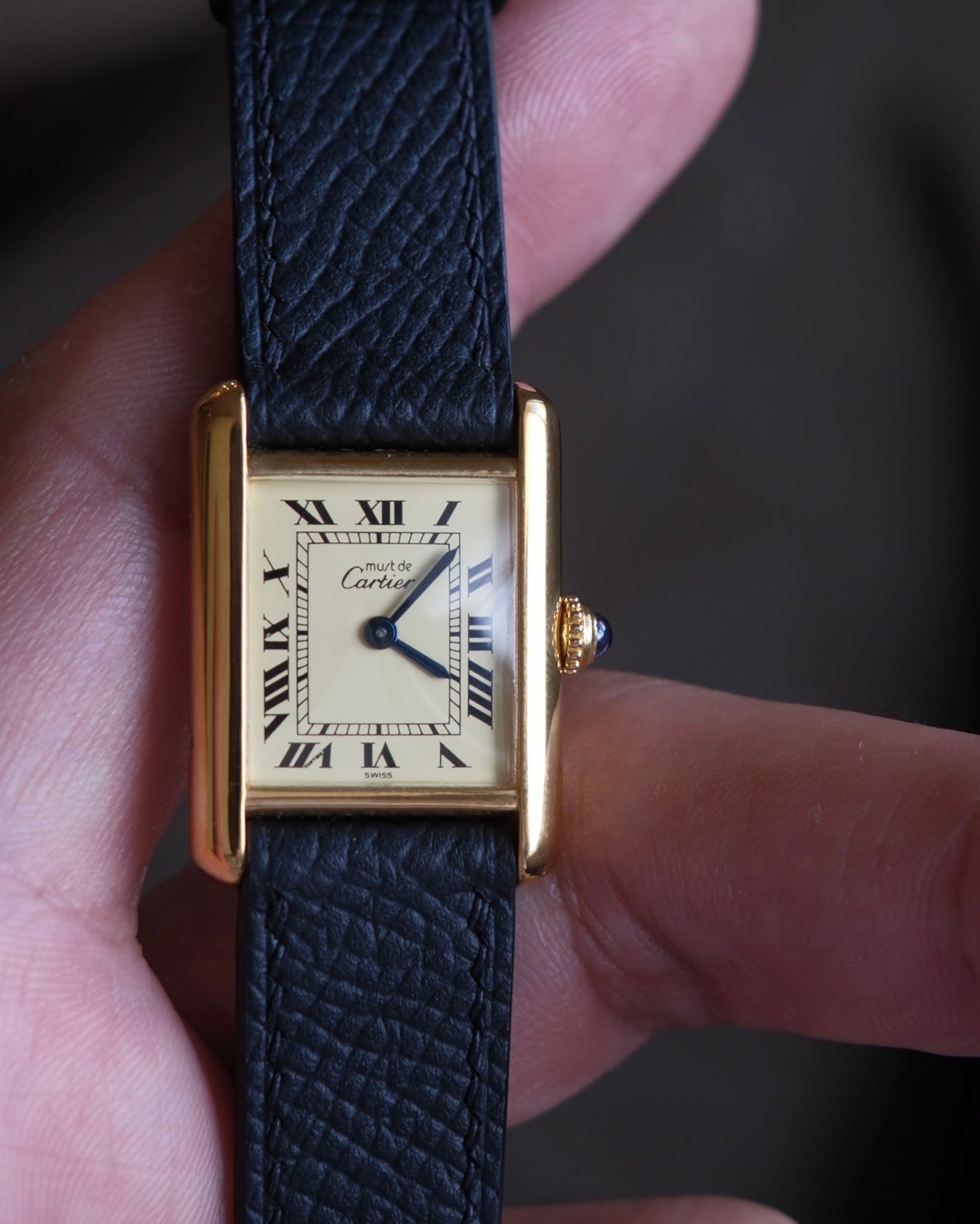 Cartier Must Tank SM (カルティエ マストタンク SM)  アイボリーローマン