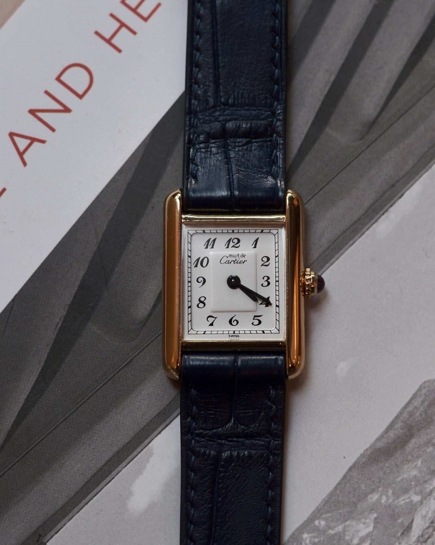 Cartier Must Tank SM (カルティエ マストタンク SM)  アラビア数字