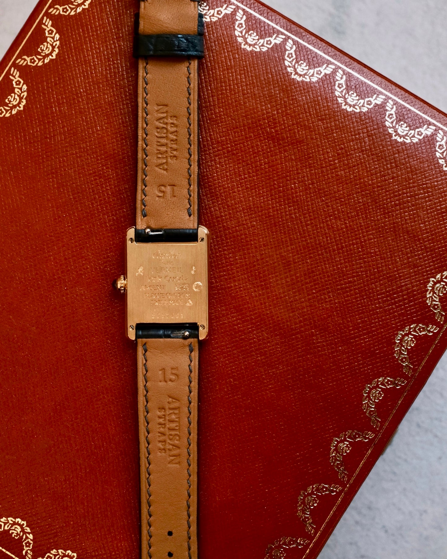 Cartier Must Tank SM (カルティエ マストタンク SM)  飛びアラビア