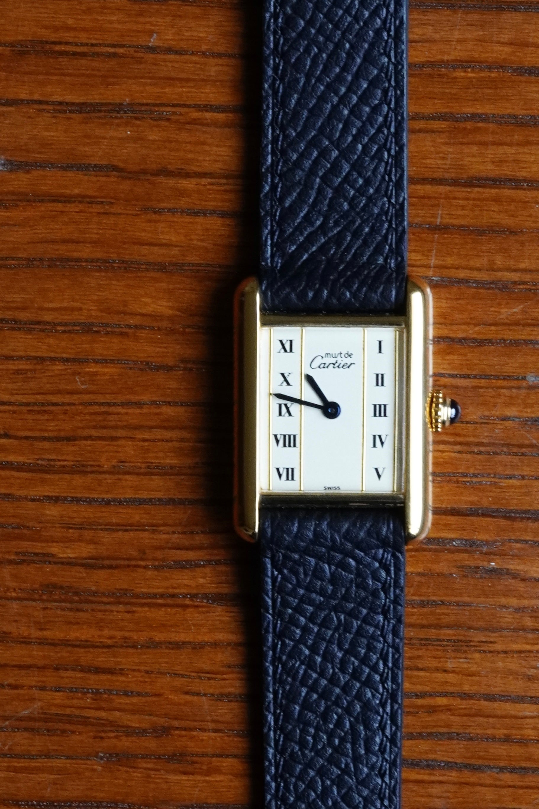 Cartier Must Tank SM (カルティエ マストタンク SM) 縦ローマン