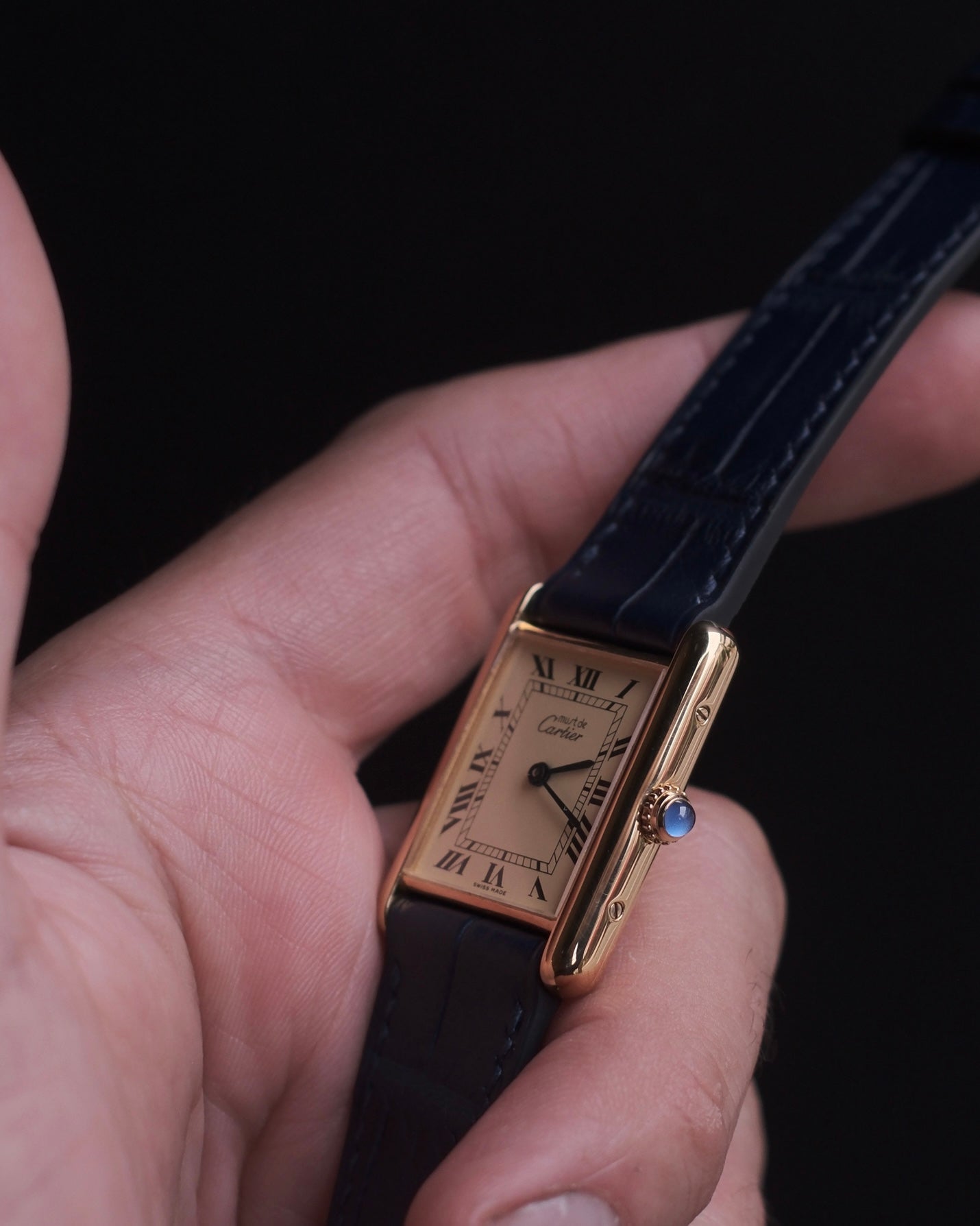 Cartier Must Tank LM (カルティエ マストタンク LM)  アイボリーローマン