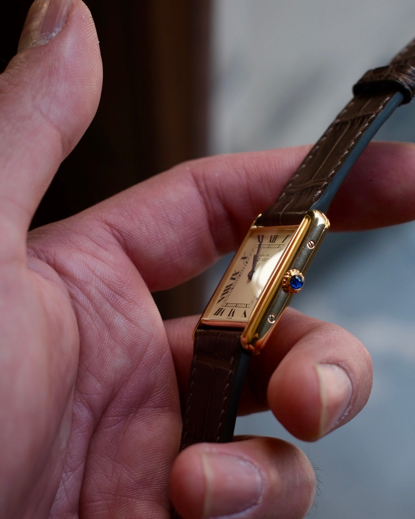 Cartier Must Tank LM (カルティエ マストタンク LM)  アイボリーローマン