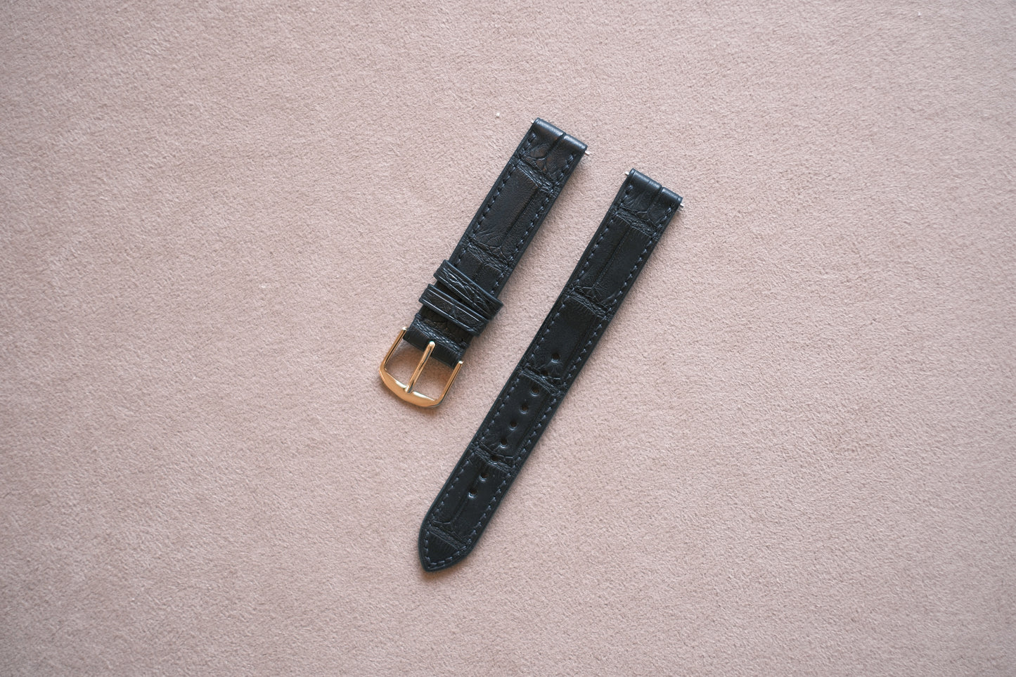 Crocodile Matte Black (Cartier Must Tank SM 専用)