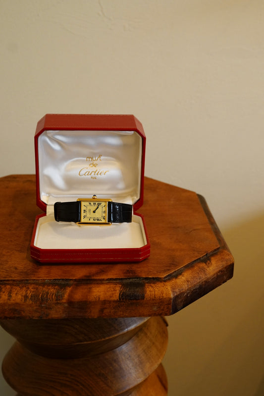 Cartier Must Tank LM (カルティエ マストタンク LM)  アイボリーローマン