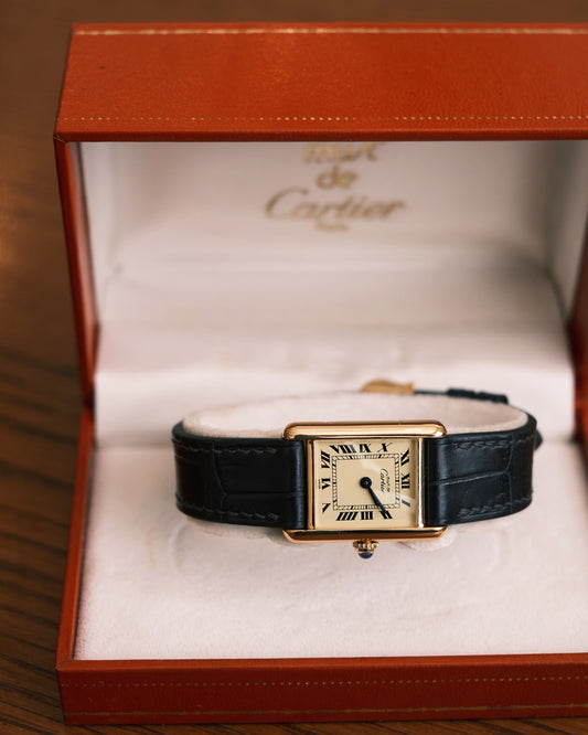 Cartier Must Tank SM (カルティエ マストタンク SM)  アイボリーローマン