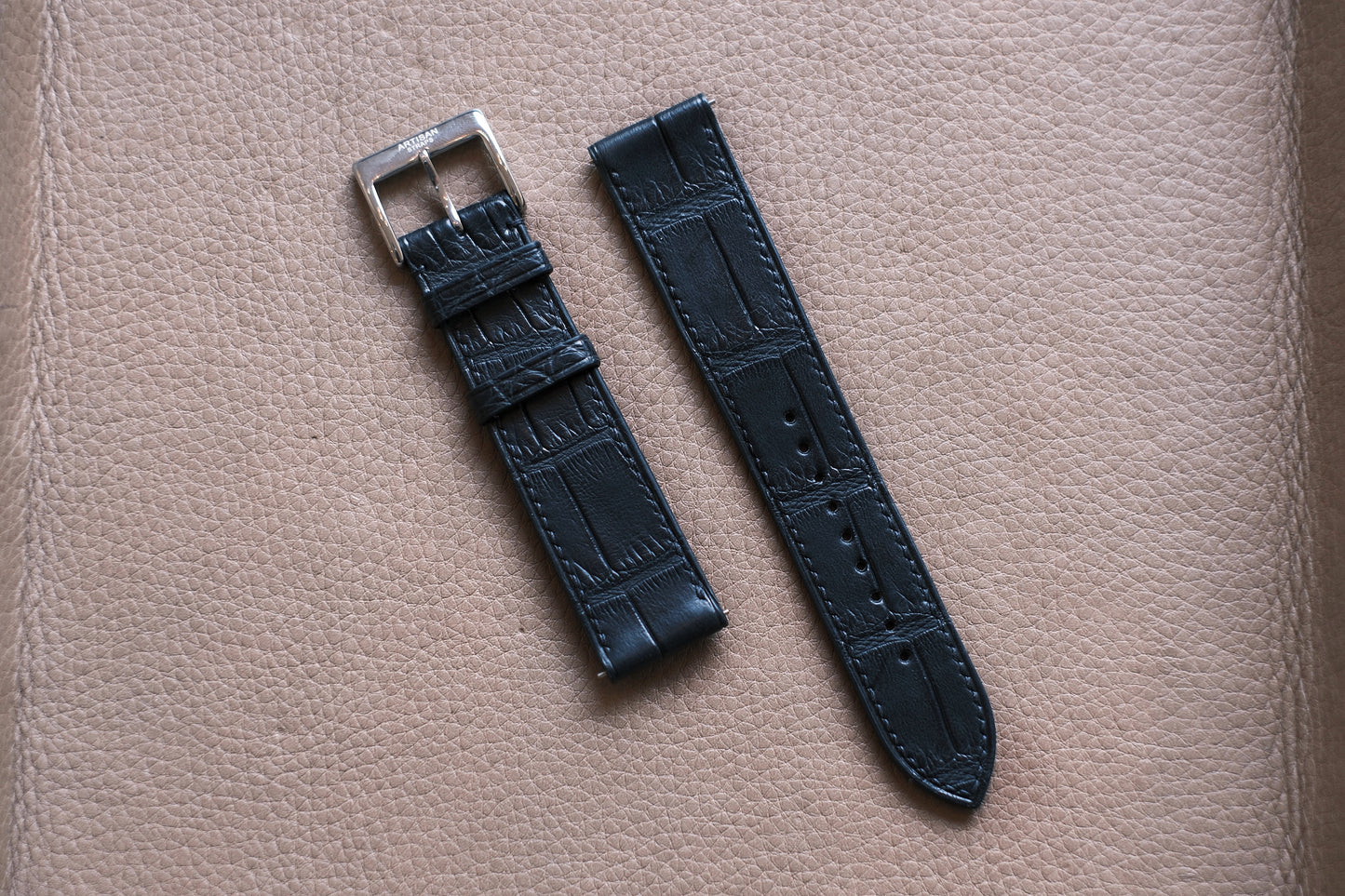 Matte  Black Crocodile