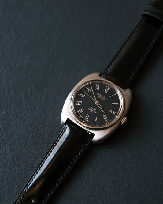 Vintage King Seiko 5621-7000 Matt Black 1970年6月製造