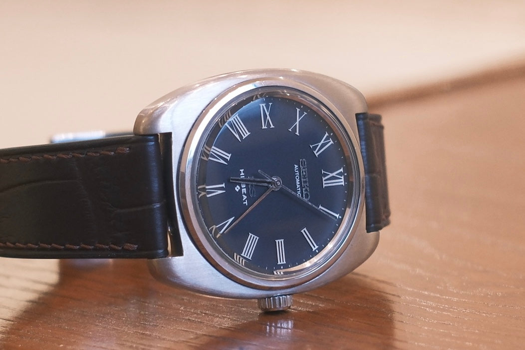 KING SEIKO "5621-7000" Roman Number Matt Black 1971年6月製造