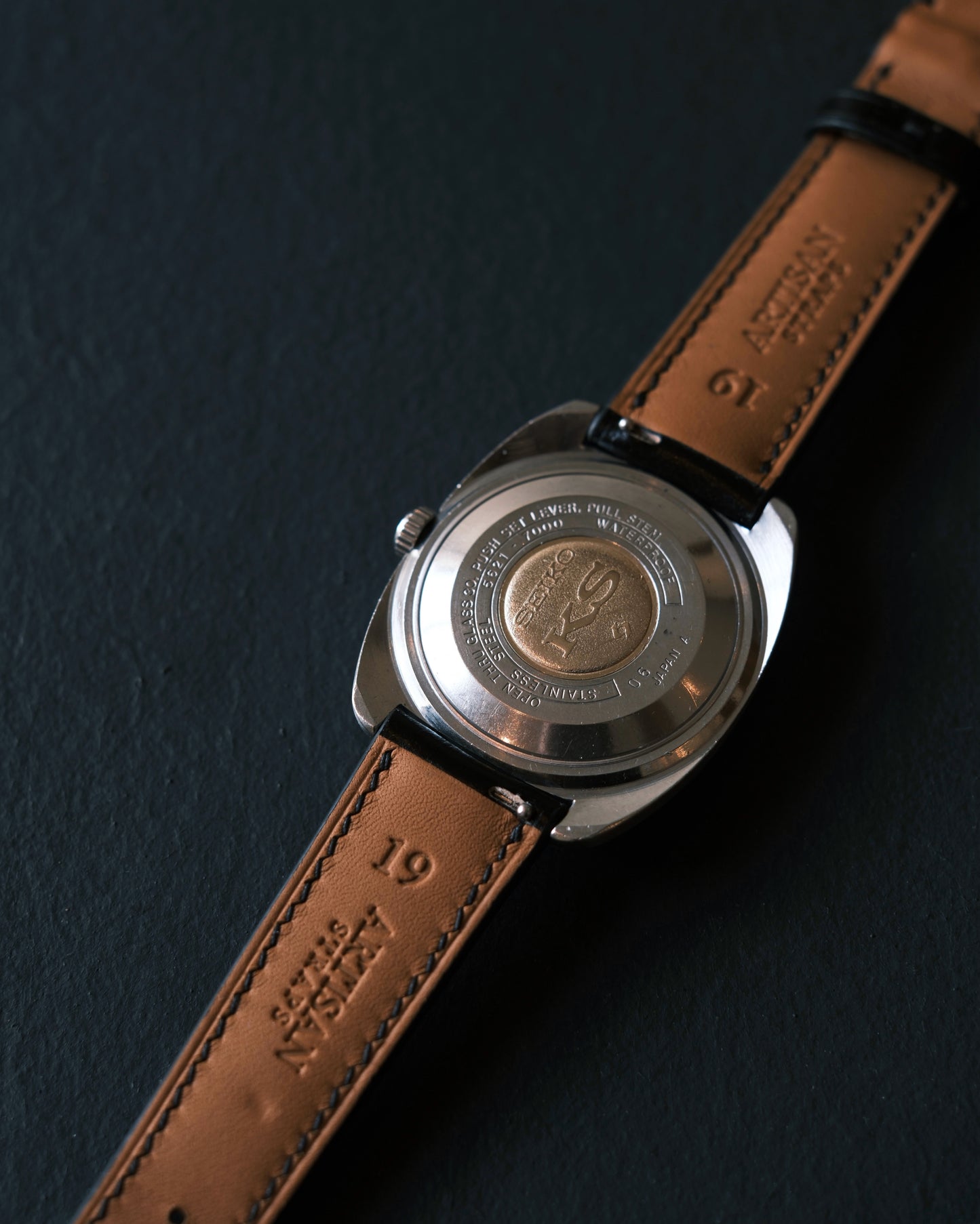 Vintage King Seiko 5621-7000 Matt Black 1970年6月製造